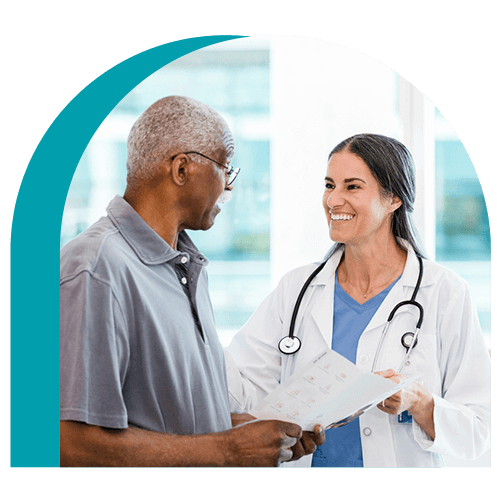 female doctor with patient