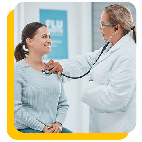 doctor with patient